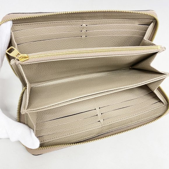 Louis Vuitton Long Wallet Monogram Empreinte Bicolor Zippy M69794 Tourterelle... - Picture 3 of 10